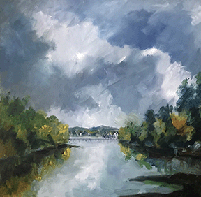 Cove 10, 26x27, 2022