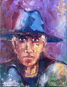 December Hat, 11x14, 2022