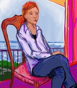 Woman on Chair 7, 3-10-23