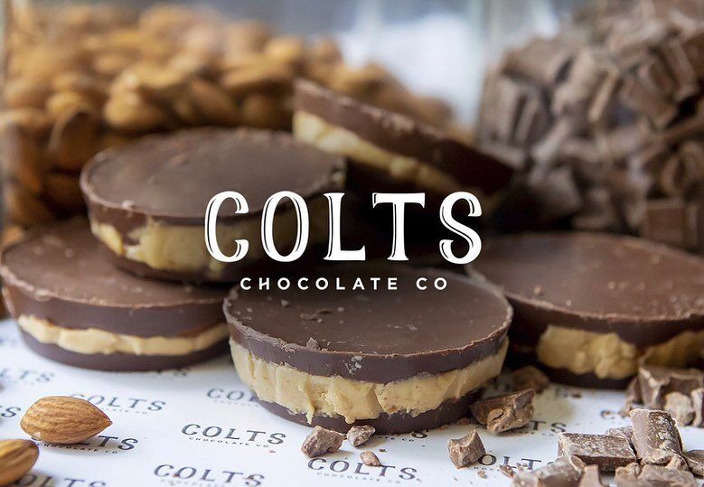 We now have Colts Bolts and Salted Caramel Gooey Butter Bits by @coltschocolate available. These things are DANG good!
