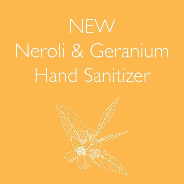 It's finally here! A natural hand sanitizer that's 99.9% effective and moisturizes your hands. And it smells amazing. Get one (or three) now on our website. #amandarossskincare #naturalhandsanitizer #neroli #weneedeachother #bolinas