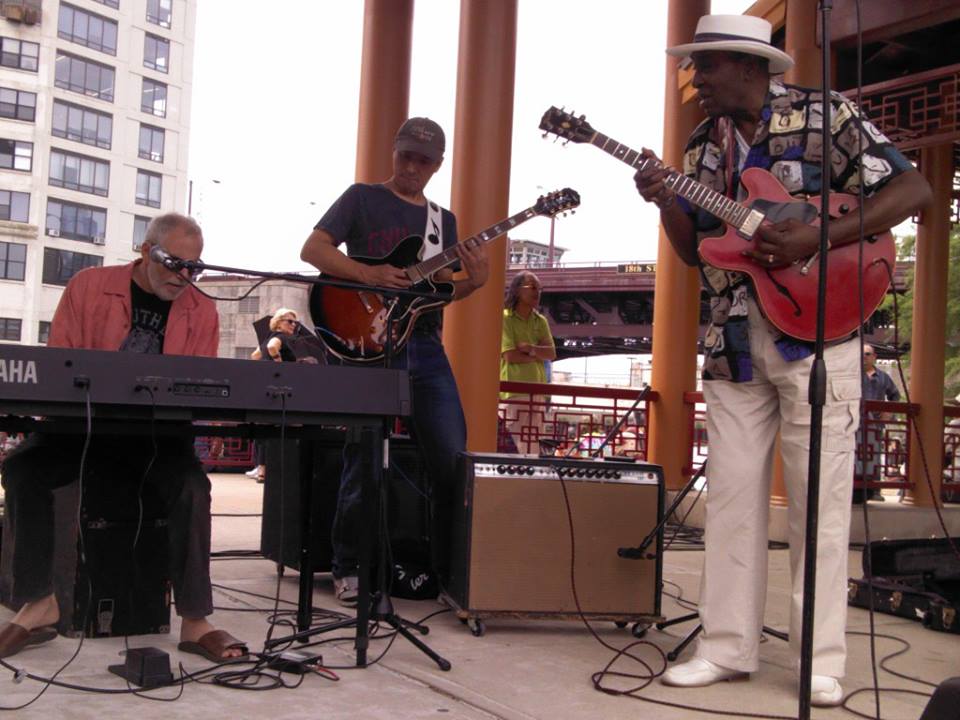  Corky Siegel, Shoji, &amp; Eddy Clearwater  Photo by&nbsp;James Allan Finley via Facebook 