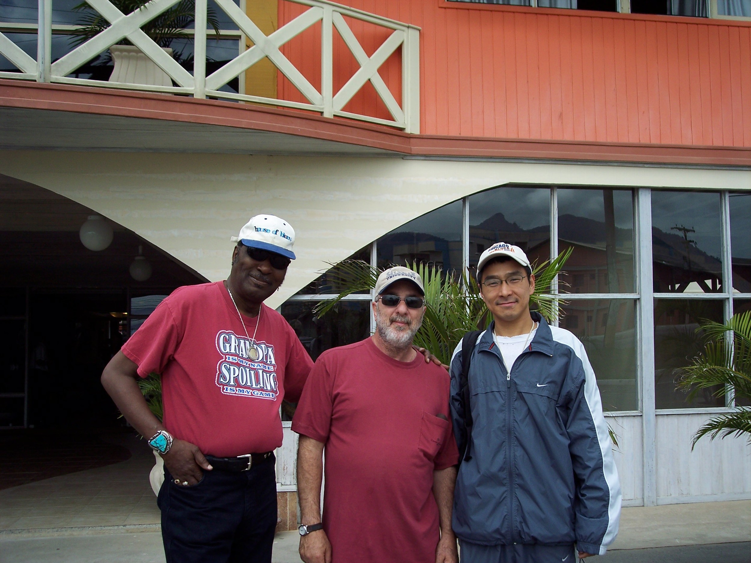  Eddy Clearwater, Marty Salzman and Shoji in Brazil 