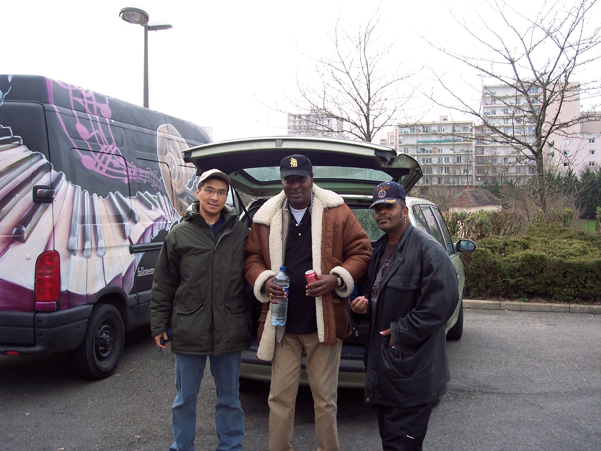  Shoji, Eddy Clearwater and Charlie Love in France 