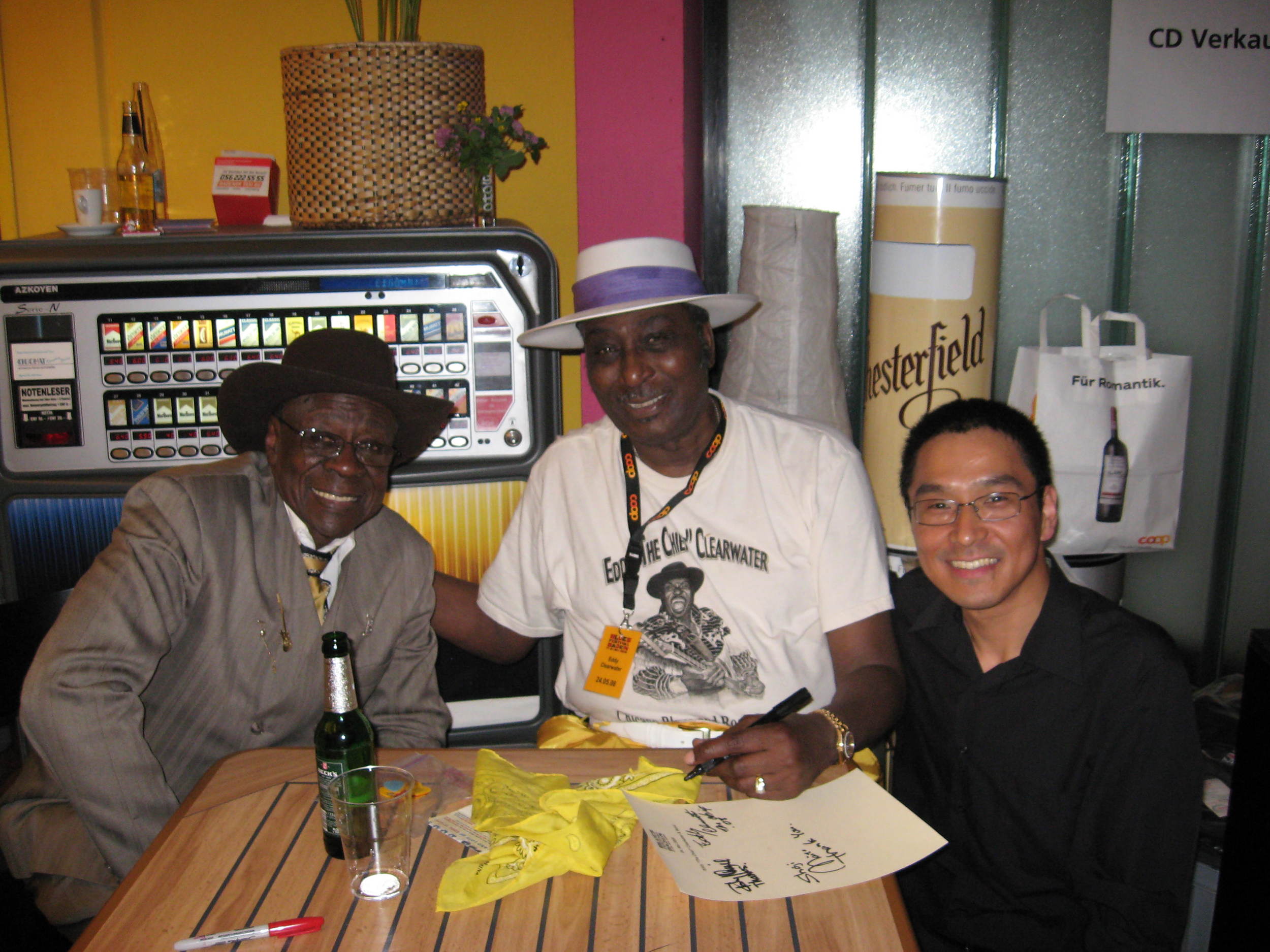  Bob Stroger, Eddy Clearwater and Shoji 