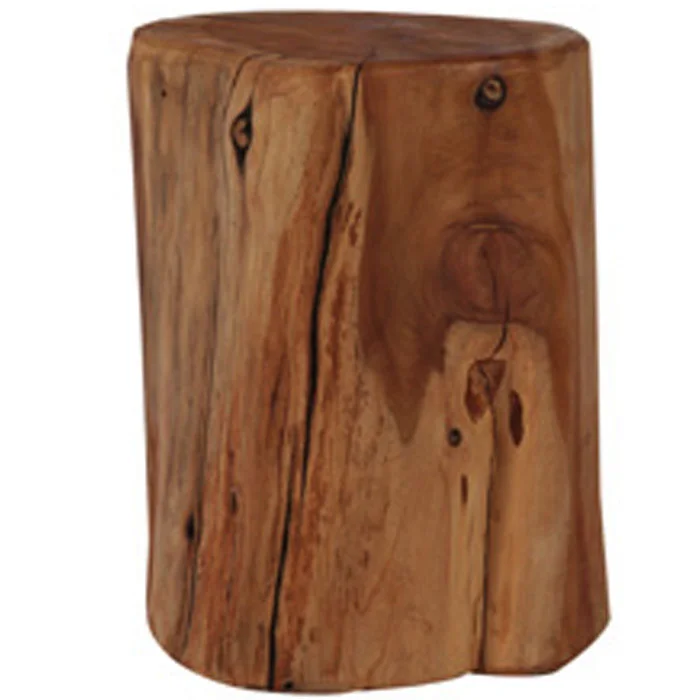 NATURAL TREE STUMP SIDE TABLE — rentquestnyc