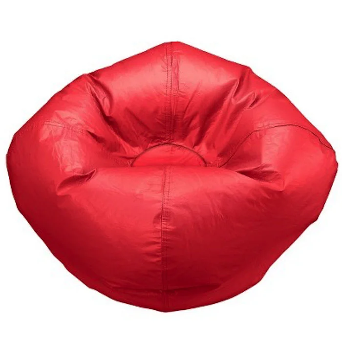 RED BEAN BAG CHAIR — rentquestnyc