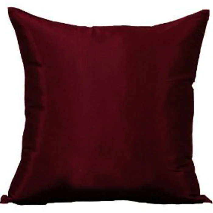 burgundy pillow
