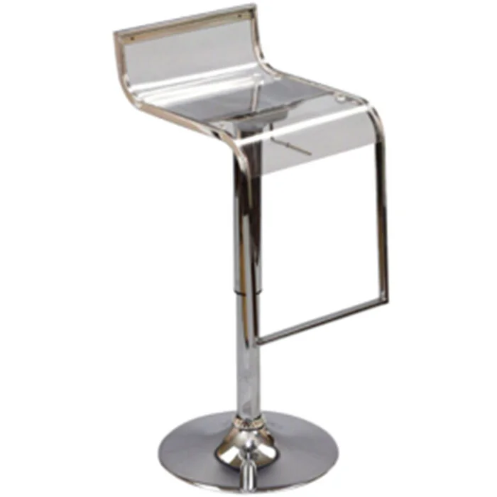 CLEAR ACRYLIC LENNON BAR STOOL — rentquestnyc