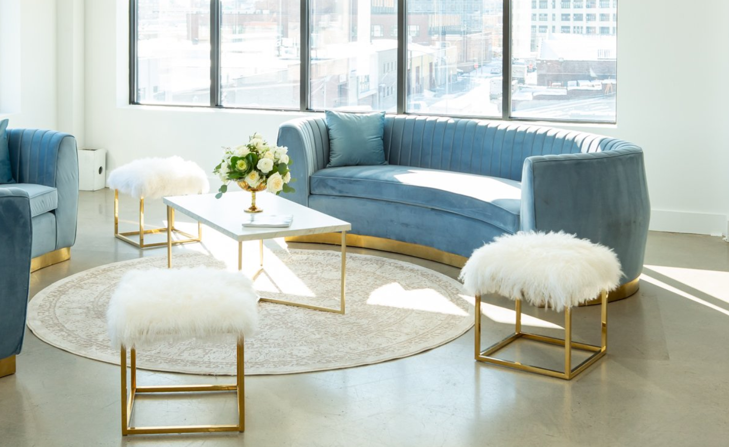 KIMBERLY MARBLE COFFEE TABLE — rentquestnyc