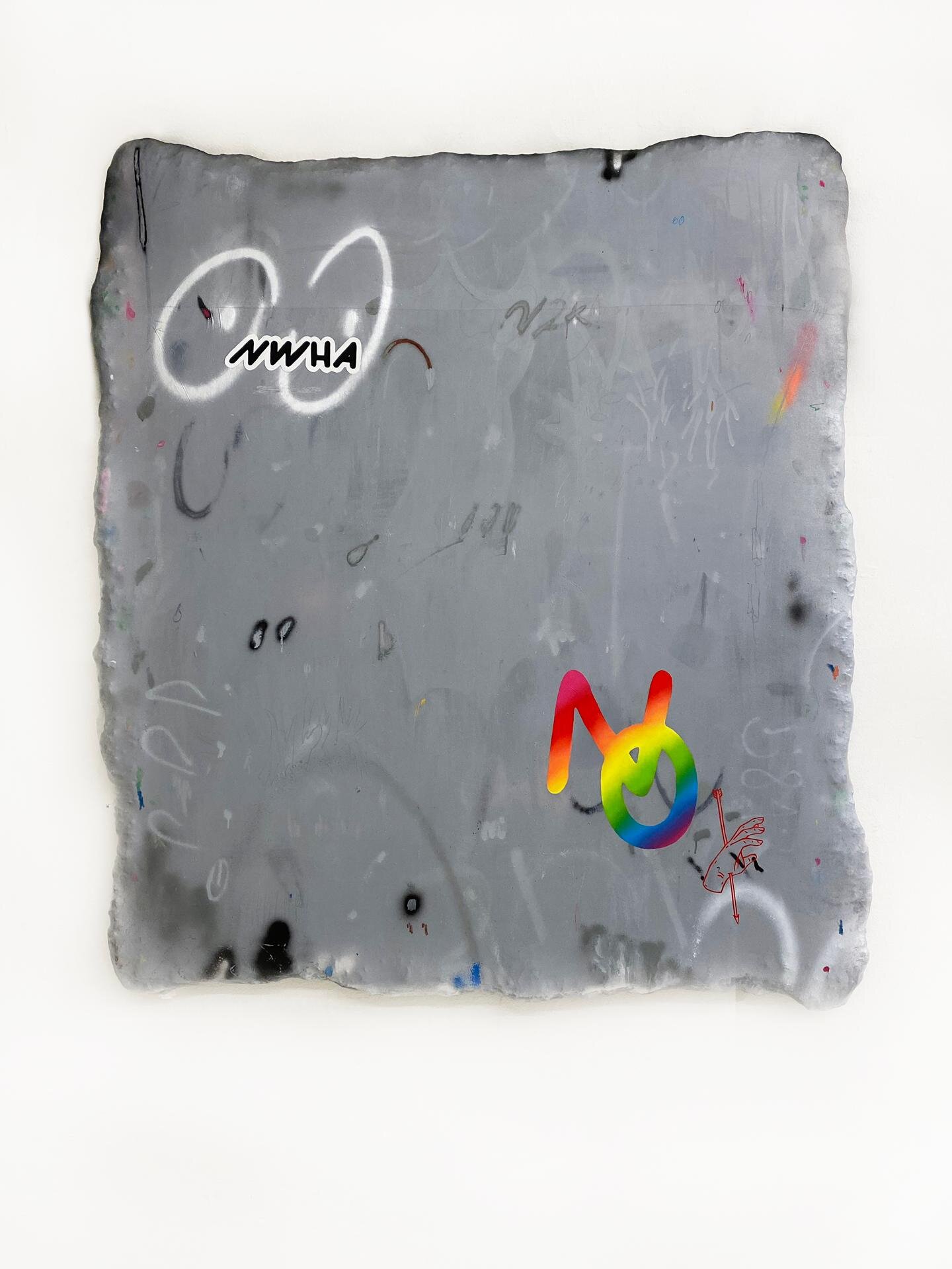  Chris Mar Ave, 2021, mixed media on canvas, 180cmx160cm 