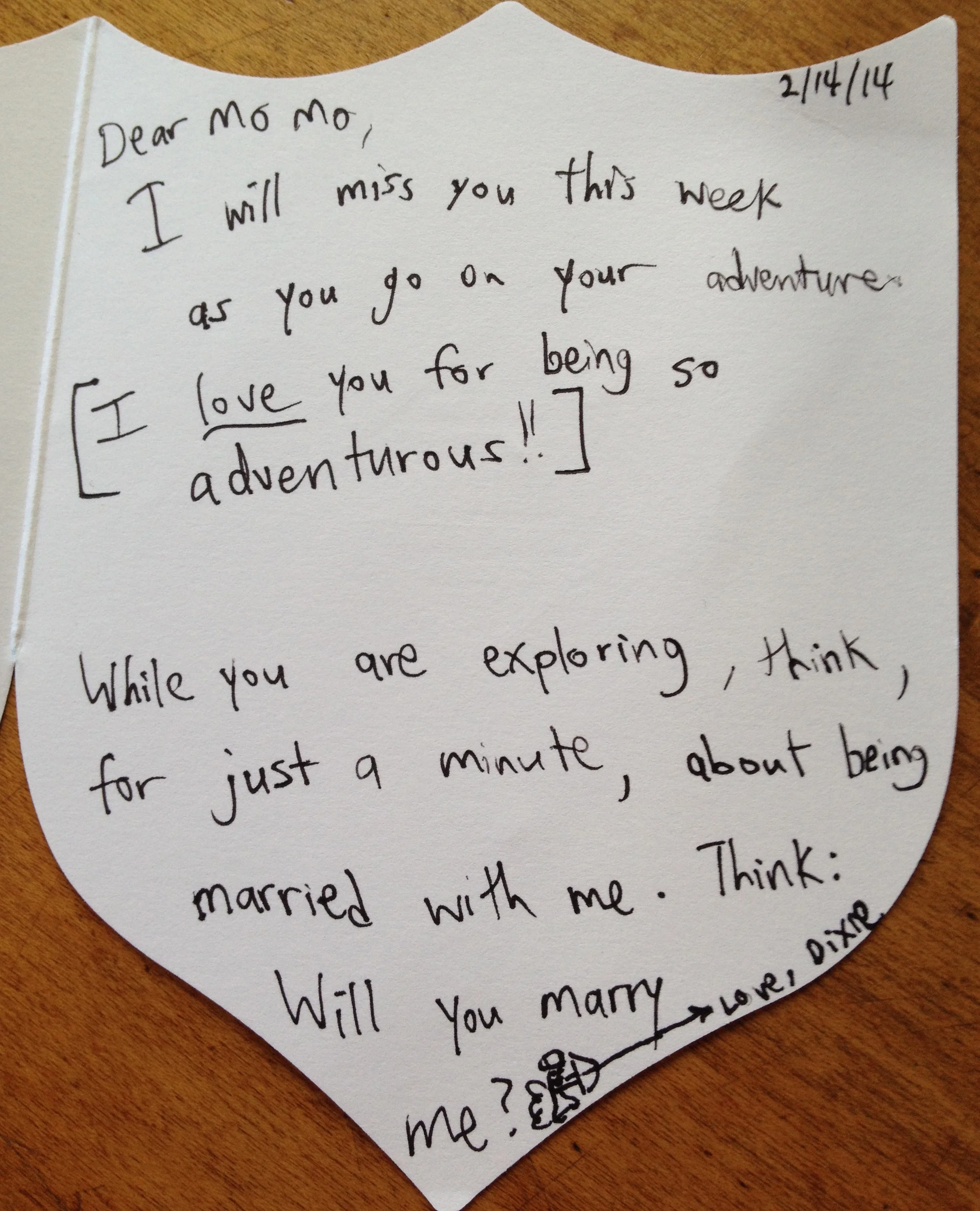 #5 what an adventure our marriage would be