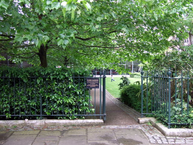 Elder Gardens is bisected by Nantes Passage