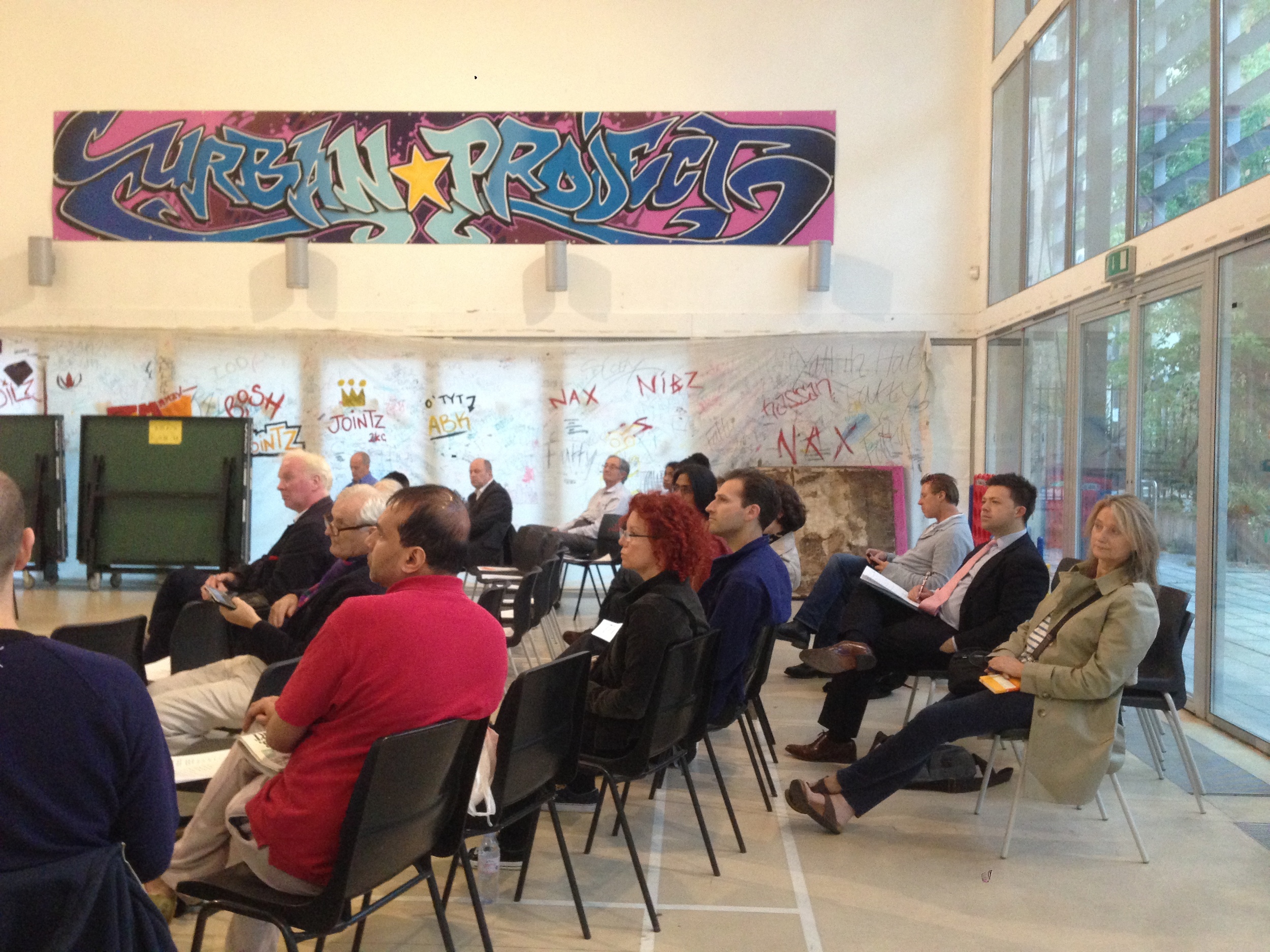 Members of the Forum listen to presentations at the 2015 AGM.