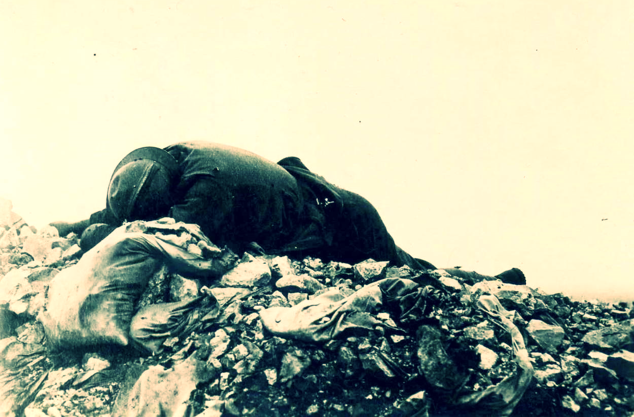Soldato italiano caduto sul Monte Santo