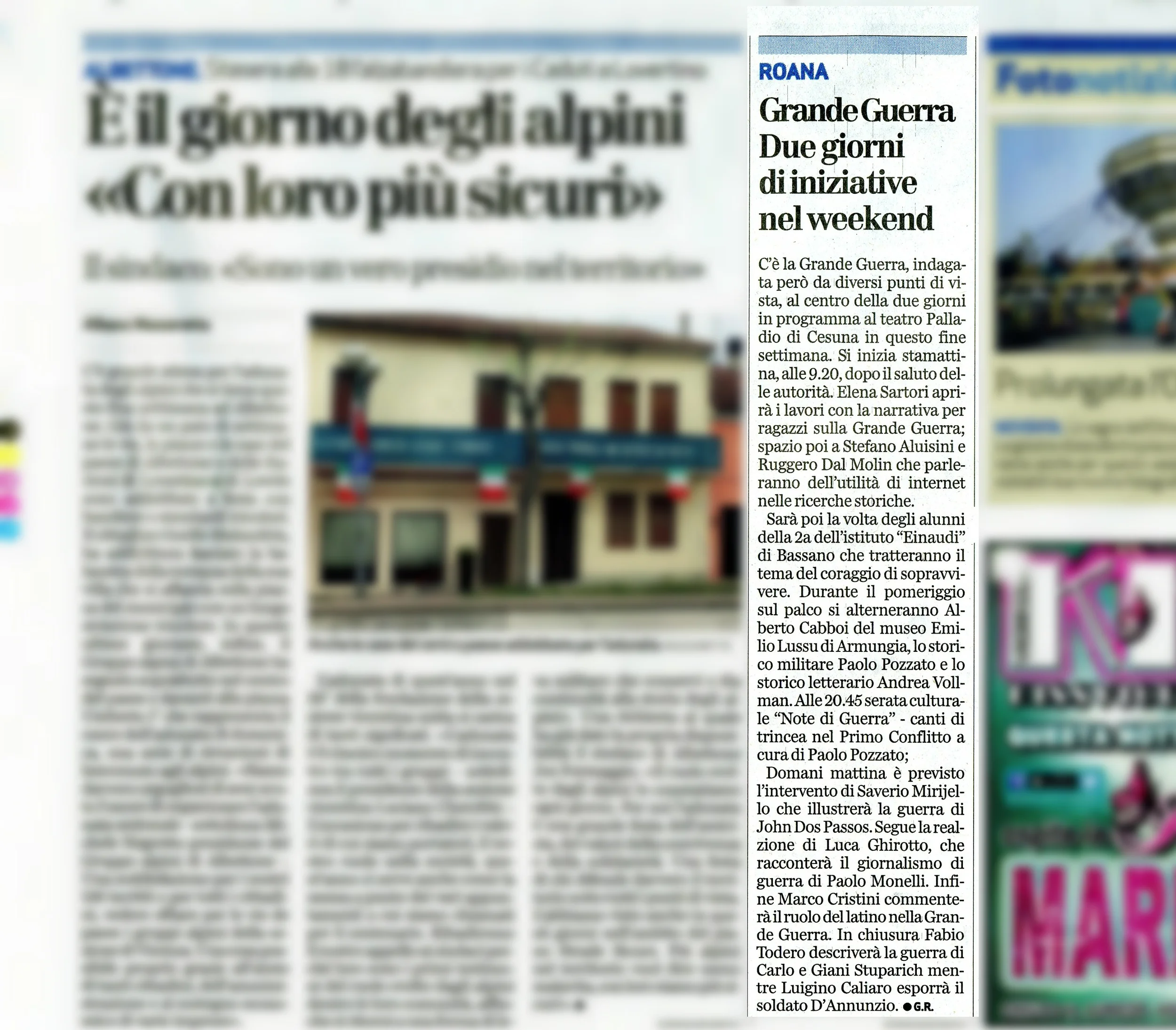 Da "Il Giornale di Vicenza" 18 aprile 2015