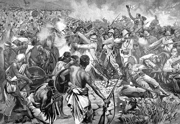  La drammatica fine del Generale Dabormida durante la battaglia di Adua del 1 marzo 1896