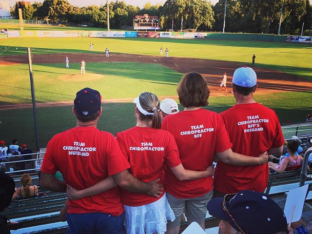 What team do you know of that always has your back? Chico Heat knows, and that's our very own Dr. Michelle! 
The Chico Heat Official Team Chiropractor, and let's not forget her awesome support crew enjoying a great game! #reachyourpotential #health #