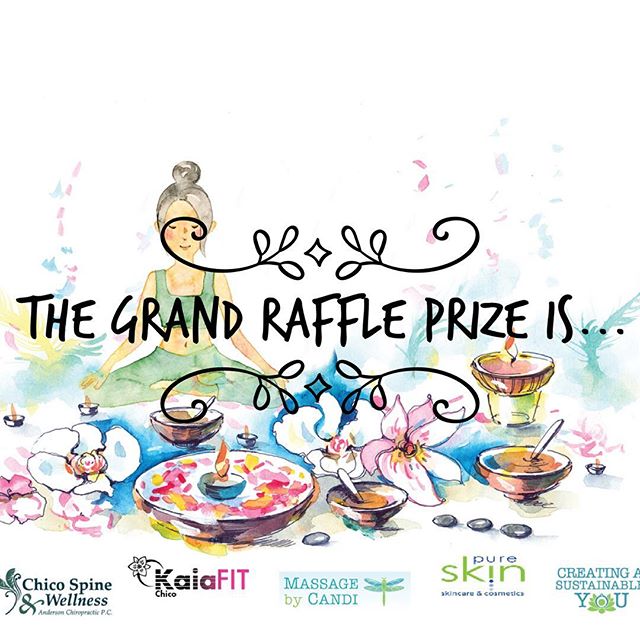 All 3 Raffle Items from @kaiafitchico @pureskinchico and Chico Spine &amp; Wellness! #lnochico2018 #ladiesnightout #chico