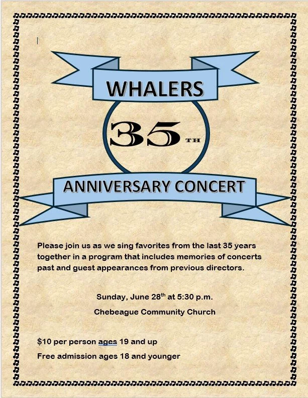 Whaler's 35th Anniversary Concert