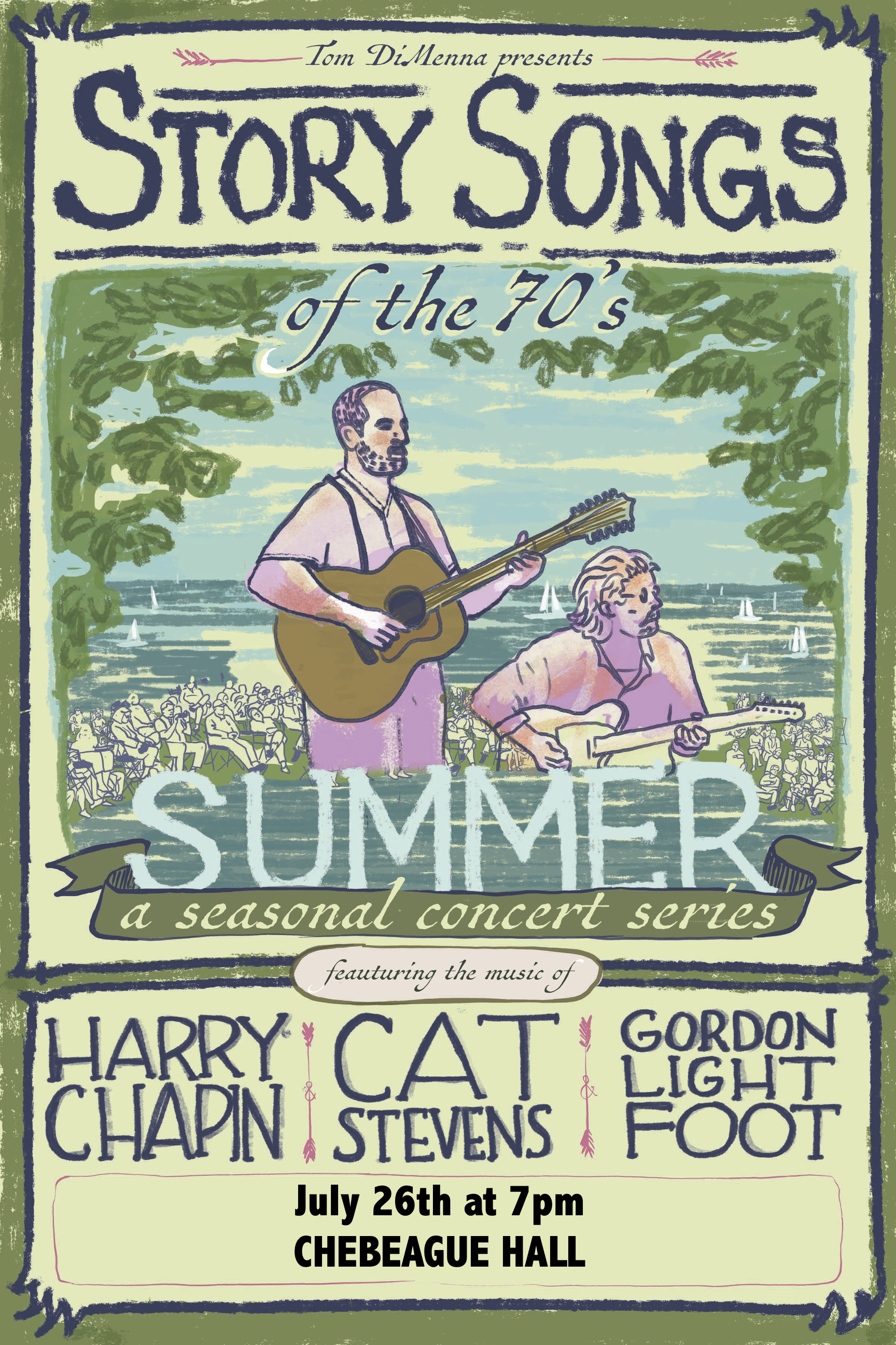 POSTPONED-Story Songs of the 70s- Cat Stevens, Gordon Lightfoot, and Harry Chapin