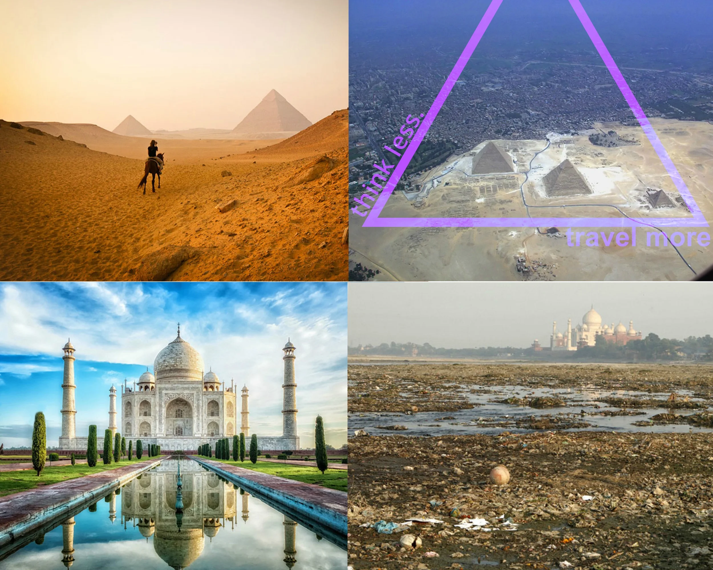 15 Famous Landmarks Zoomed Out To Show Their Surroundings.