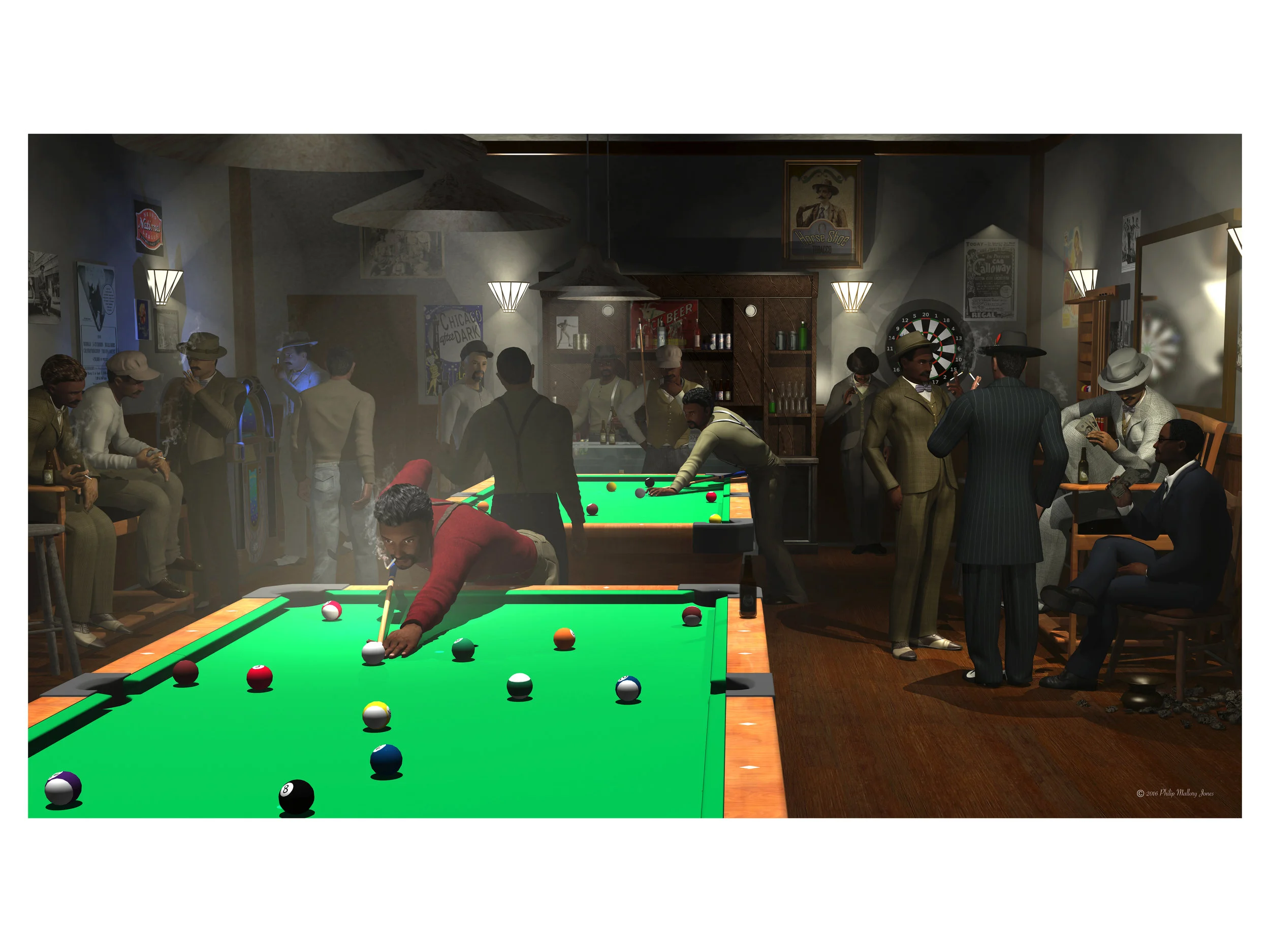 Philip Mallory Jones - Eight Ball Pool Room