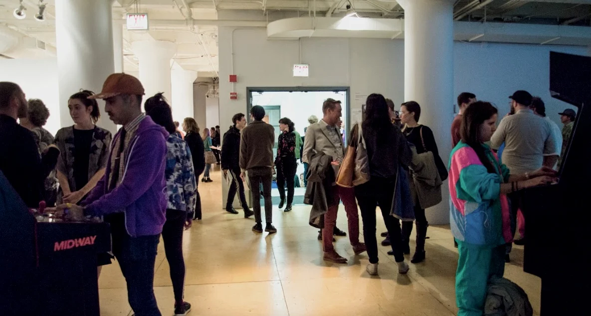 Opening night of Chicago New Media 1973-1992, 2018
