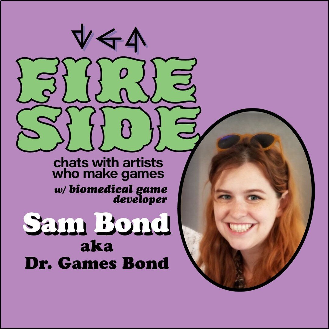 VGA Fireside will be LIVE once again on July 31st, when our interim host the brilliant @tiffany_funk will sit down and have a chat with biomedical game developer and educator Sam Bond, aka 
@drgamesbond. Tune in on twitch Sunday, July 31st at 5pm! 

