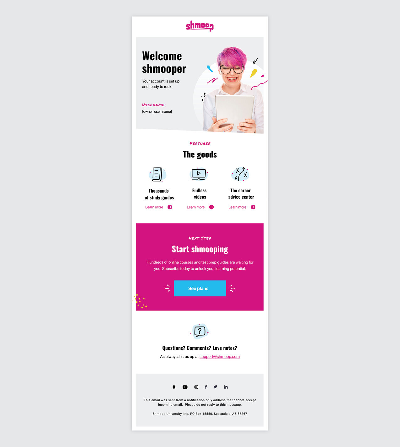 Welcome Email