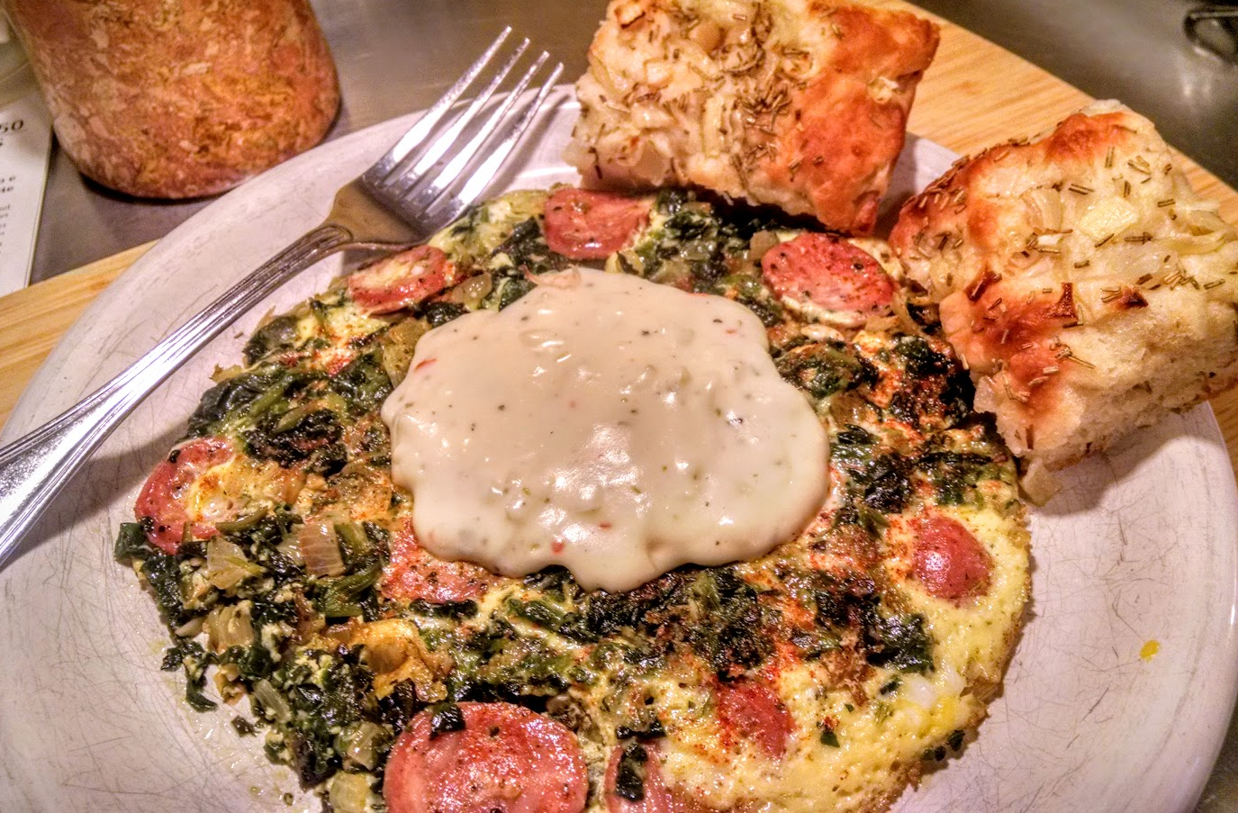 The sauce really put this one over the top. If you want to know how to make a cream sauce, watch SPC Episode #4 - the base sauce from that is the starter for this one!