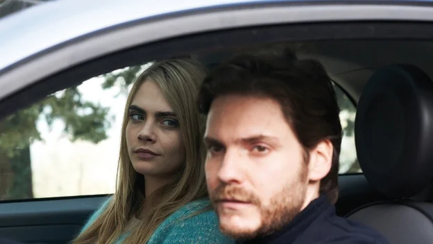 Cara Delevingne and Daniel Bruhl in The Face Of An Angel