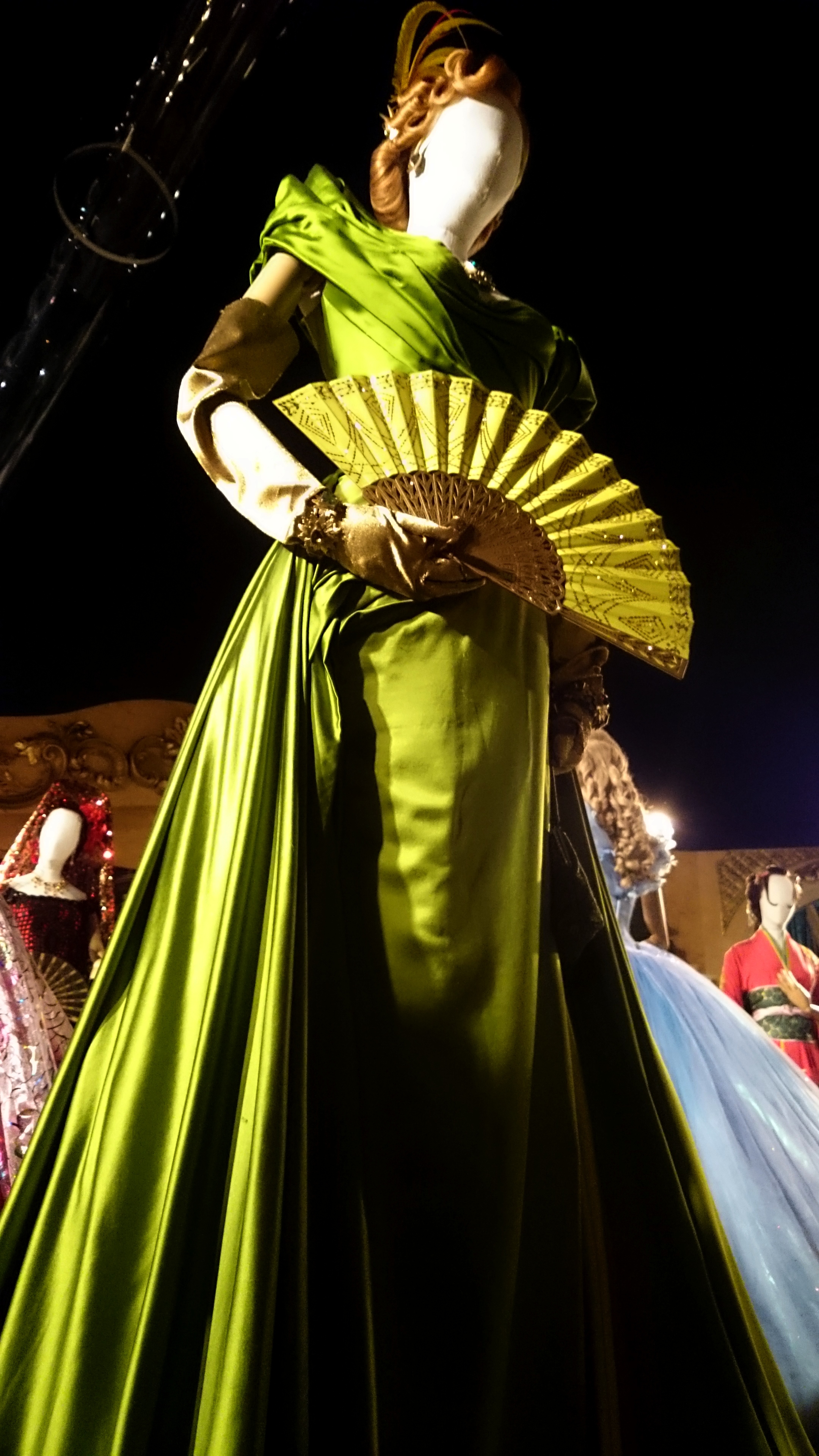 Lady Tremaine's envy green ball gown