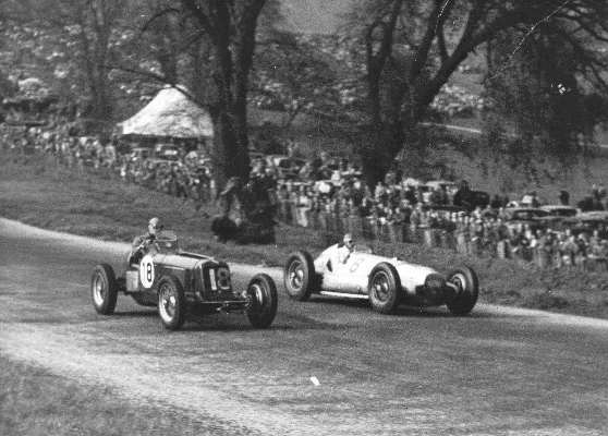 Dick passes Billy Cotton's ERA - Donington GP 1938