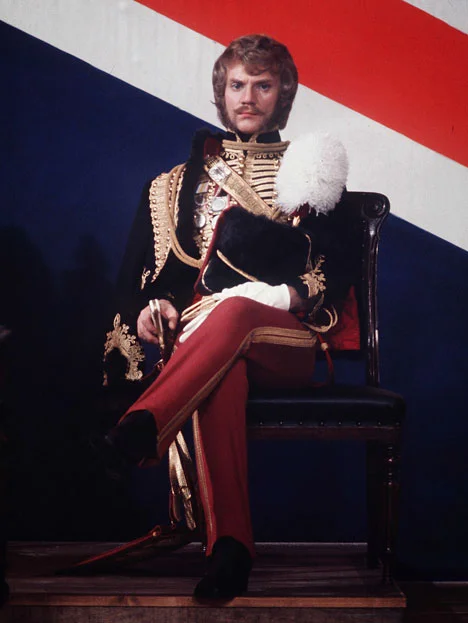 Malcolm McDowell as Flashman - 1975