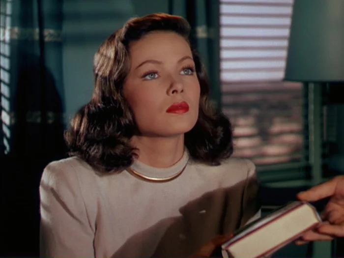 Gene Tierney as Ellen Bernet in Leave Her to Heaven.