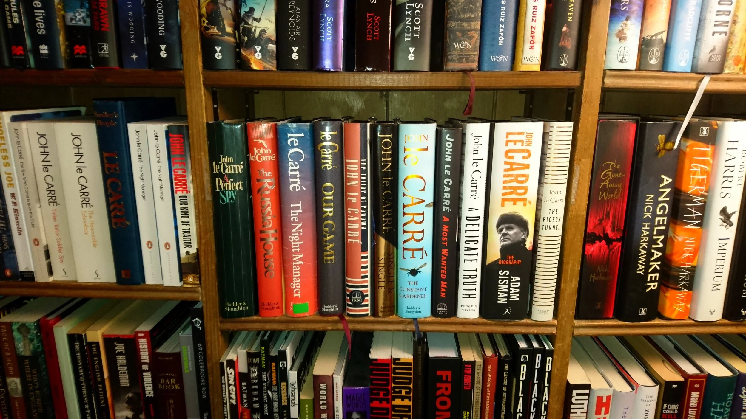 The Le Carre/Harkaway Shelf