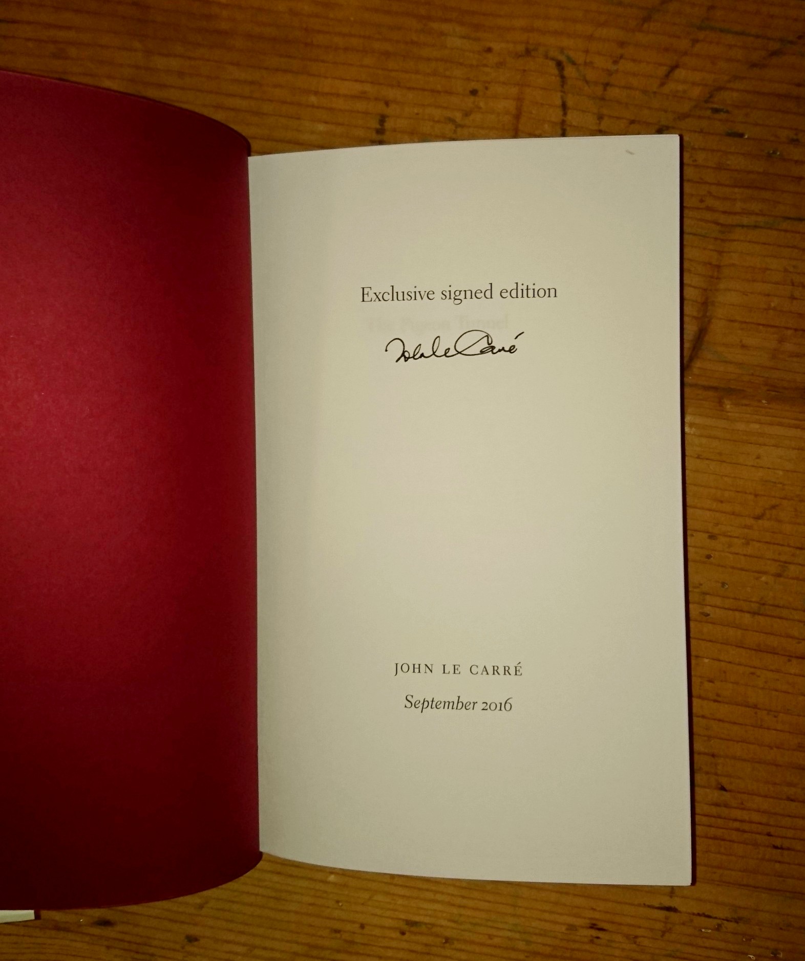 My signed copy.