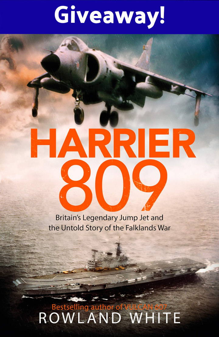 Signed and Dedicated Rowland White Harrier 809 Giveaway