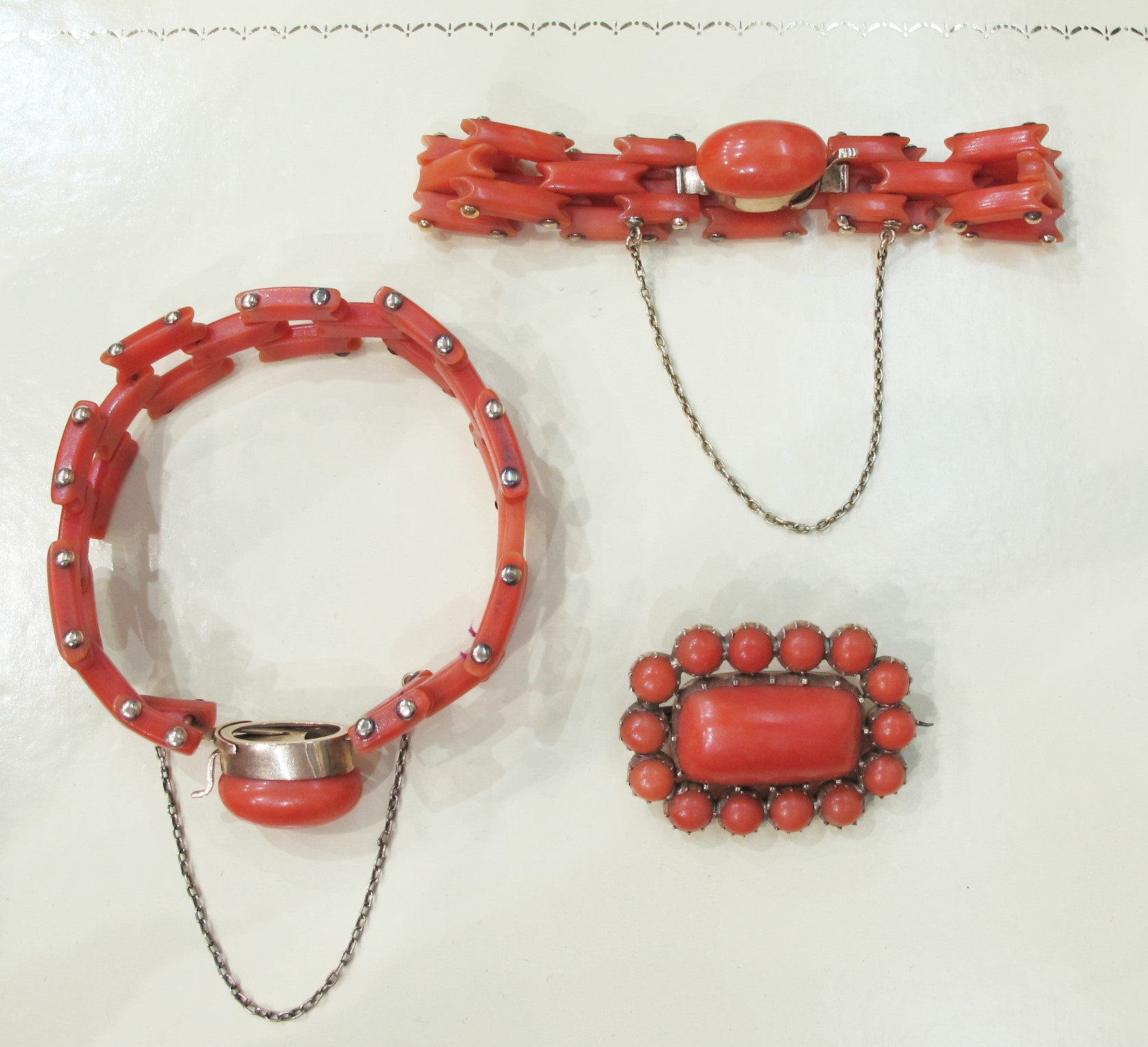 Georgian Coral Jewelry — Gray & Davis: Antique & Custom Jewelry