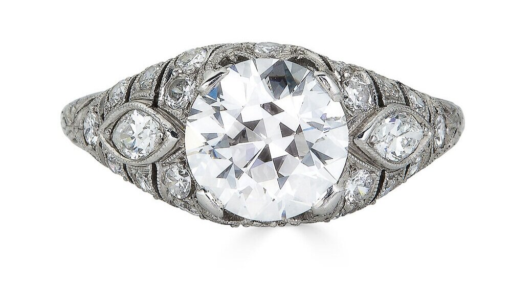 Art Deco Tiffany \u0026 Co Engagement Ring 