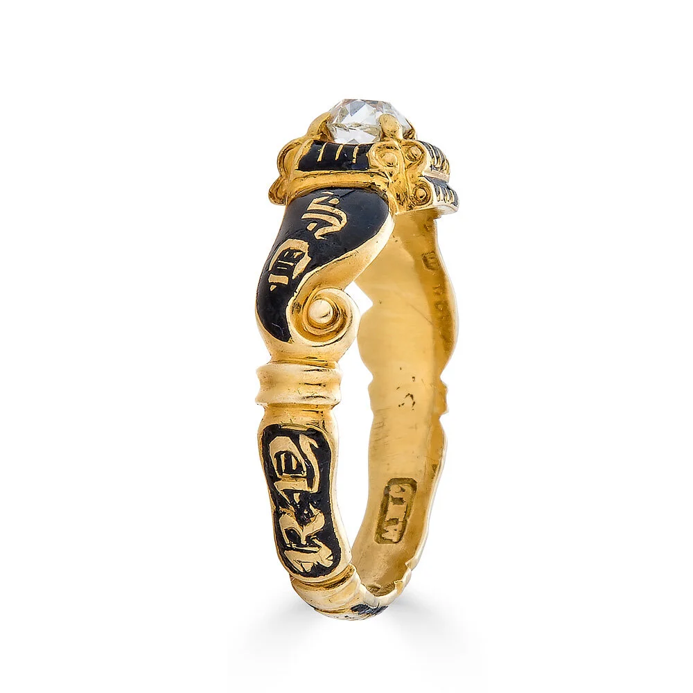 Mourning ring custom discount