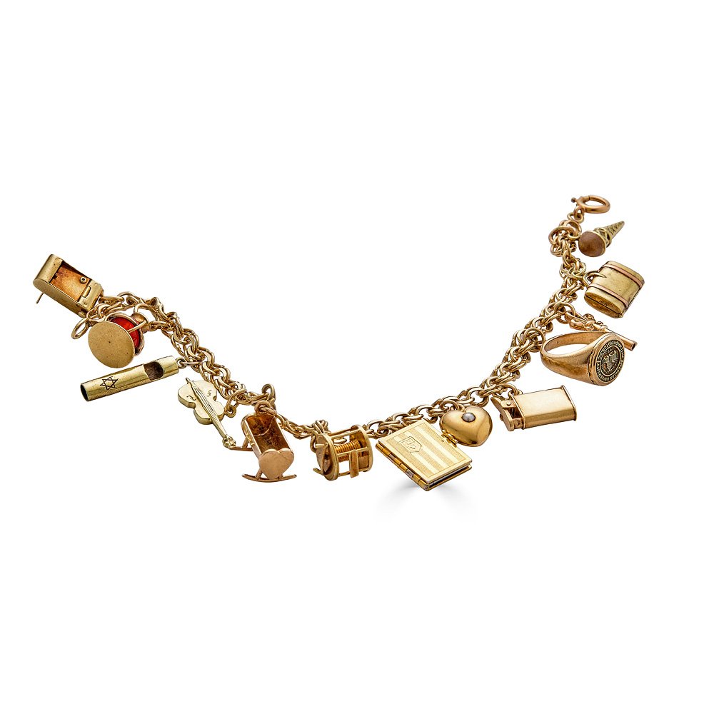 Traveler's Charm Bracelet — Gray & Davis: Antique & Custom Jewelry