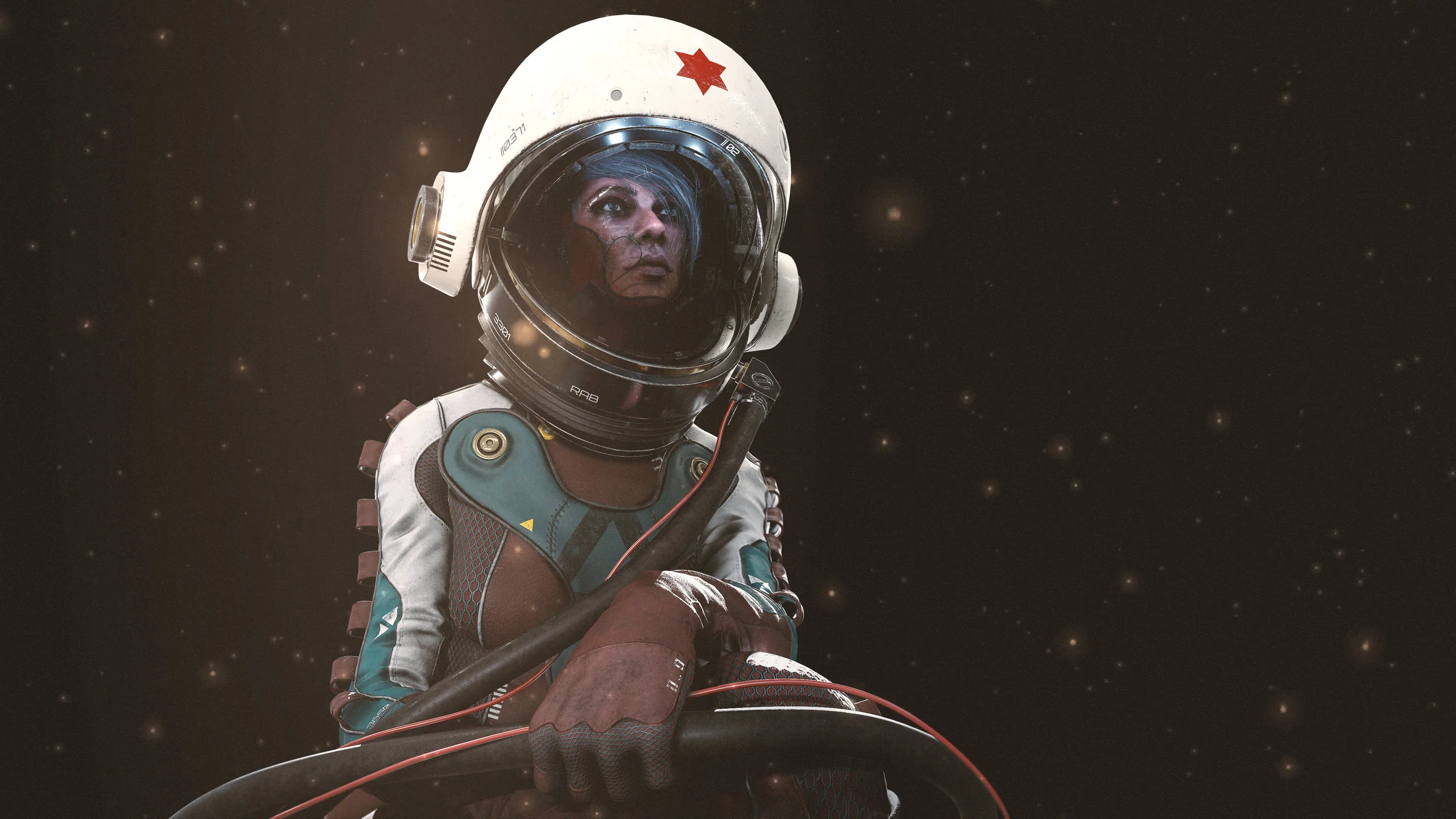 Ryan_Blake_Cosmonaut_Orb sitting close up_Color.jpg