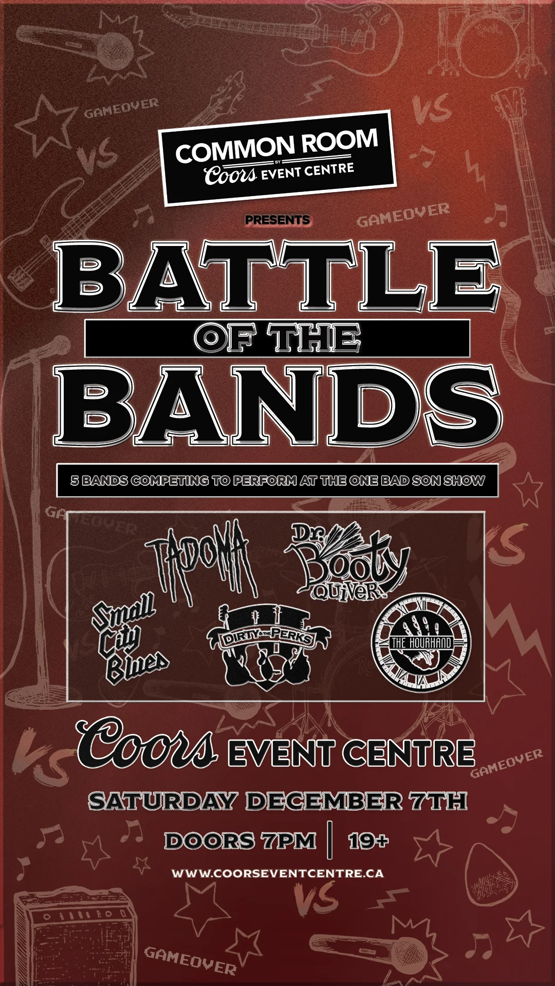Coors Event Centre Common Room Battle of the Bands