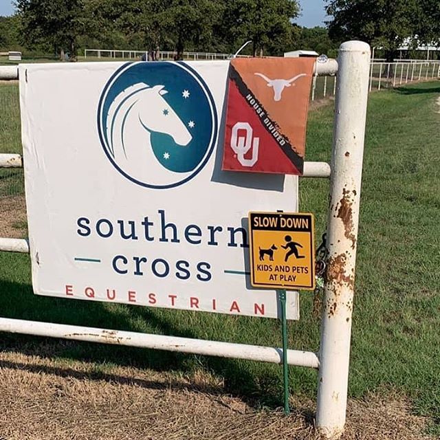 It’s that time of year again!! Here at Southern Cross we are family...except for 4 hours in the year. Hook ‘em Horns!! #barnfamily #housedivided #txou #texaslonghornsfootball #hookemhorns #boomersooner