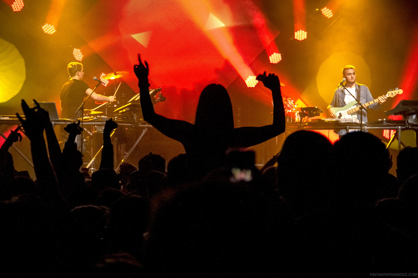 Fan at Disclosure concert 2013
