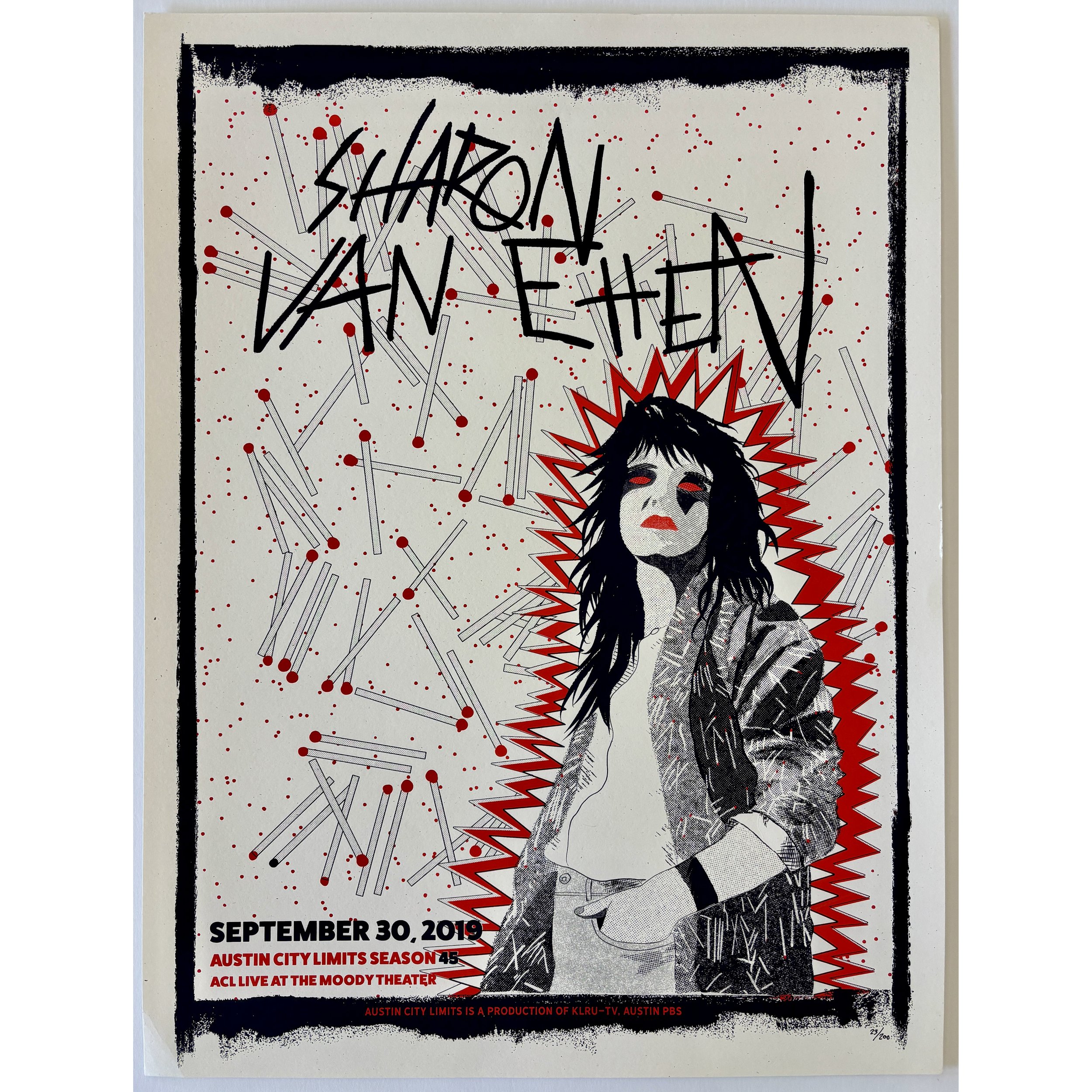 Sharon Van Etten - Austin City Limits original poster - Season 45 - September 2019