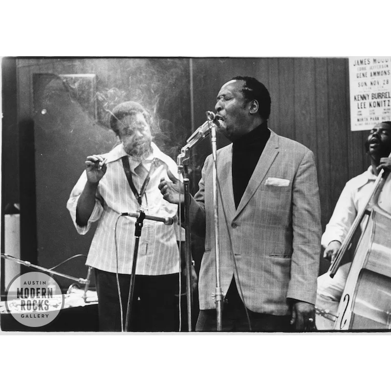 Gene Ammons and Eddie Jefferson by Herb Nolan