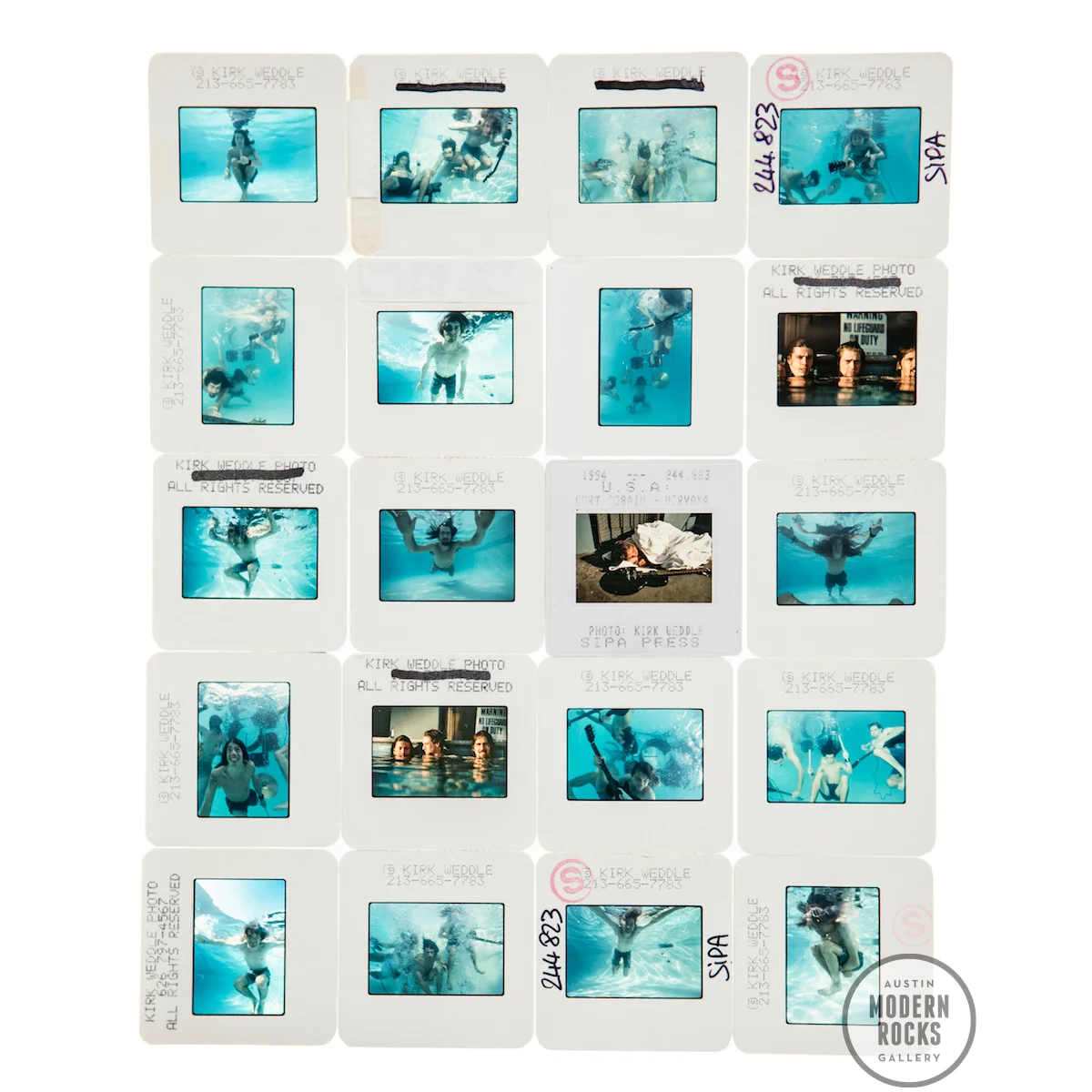 Nevermind Nevermind original slides print by Kirk Weddle